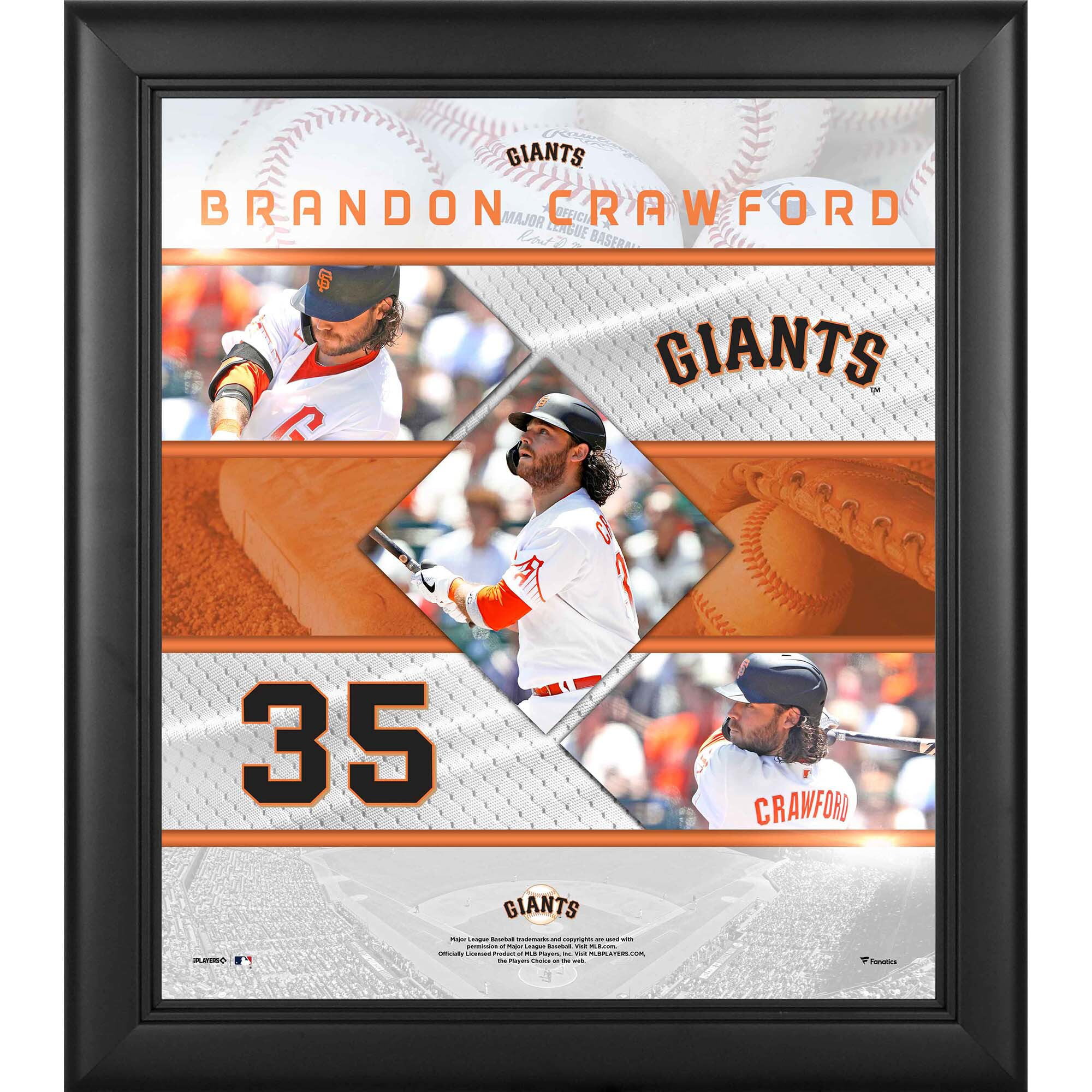 San Francisco Giants Brandon Crawford 2021 City Connect Authentic White Jersey