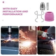 thumbnail image 2 of Shisuyan 1 Set Plasma Cutter Consumables Plasma Machine Accessories Electrodes Tip Nozzles, 2 of 9