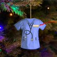 thumbnail image 2 of Decoración Para árbol de Navidad, conjunto de nombre y número personalizado, varias industrias, 2022, 2022, 2022, 2 of 4