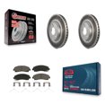 thumbnail image 1 of Transit Auto Front Coated Disc Brake Rotors and Ceramic Pads Kit for Car 2006-2014 Honda Ridgeline KGC-100368, 1 of 11