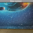thumbnail image 6 of Ambesonne Space Place Mats Set of 4, Planet Earth Sun Rays, Standard Size, Red Blue, 6 of 6