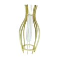 thumbnail image 4 of Jarrón de mesa transparente con forma de tubo hidropónico para arreglos florales Oro 8x8x25cm, 4 of 9
