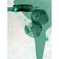thumbnail image 3 of Urban Epiphany 19x24 Black Modern Framed Museum Art Print Titled - Scandi Minimalist Abstract TEAL, 3 of 5
