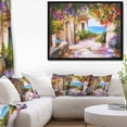thumbnail image 4 of Designart - Summer Seascape - Landscape Art Print Framed Canvas, 4 of 4