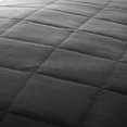 thumbnail image 4 of Simply Soft Ultra Soft Square Patterned Quilted Coverlet 3 Piece Set, King/California King, Gray, 4 of 4