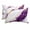 Purple, variant on Chaise Lounge Headrest Pillow 2 Pack, Marble Turquoise Waterproof Chair Pillows with Insert & Adjustable Elastic Strap for Beach Pool, Gold Foil Ceramic Style Crack Scratch Outdoor Patio Pillow