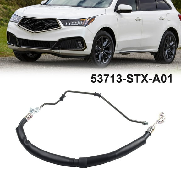 Newest Power Steering Pressure Line Hose Assembly For Acura Mdx 2007-2009 V6 3.7L Power Steering Pressure Line Hose 53713-Stx-A0