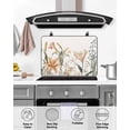 thumbnail image 5 of nqOlkjepod Large Induction Cooktop Protector Mat 36"x21", Botanical Flower Stove Top Covers for Electric Stove, Spring Watercolor Blooms Leaf Plant Stove Burner Cover Mats, Glass Top Stove Cover, 5 of 8