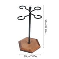 thumbnail image 5 of YIEMEEN Modern Wine Glass Storage Solution With Stable Metal Base Sturdy Glass Holders, 5 of 10