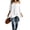 White,#006, variant on Off The Shoulder Tops for Women Batwing Sleeve Asymmetrical Tunic Tops Irregular High-Low Hem Pleated Vintage Shirt,2XL