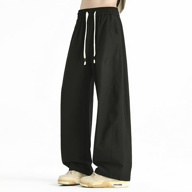 Modern Tapered Fit Casual Pants with Curved Hem Flexible Stretch