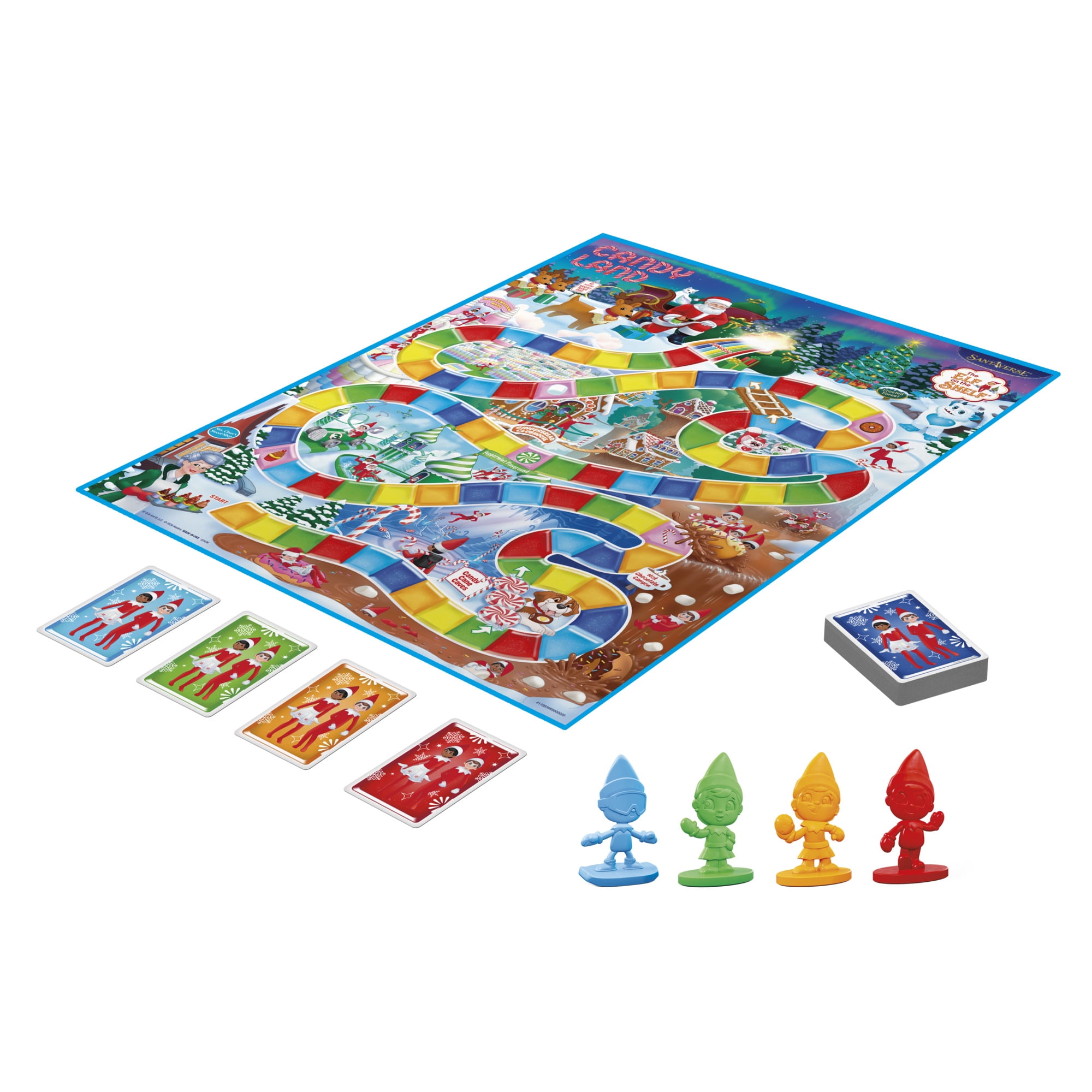 Candy Land: The Elf on the Shelf Board Game, Kids Games for Families, Holiday Gifts, 3+