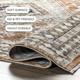 thumbnail image 3 of nuLOOM Vanesa Transitional Medallion Fringe Area Rug, 8' x 10', Vanesa Rust, 3 of 10