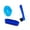 Blue, variant on S SERENABLE 3Pcs Horse Grooming Kit Daily Professional Show Equine Horse Hoof Pick Brush Black