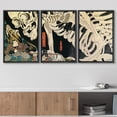 thumbnail image 3 of wall26 Framed Wall Art Print Set Witch &amp; Skeleton Ukiyo-E by Utagawa Takiyasha Historic Cultural Illustrations Fine Art Chic Scenic Multicolor for Living Room, Bedroom, Office - 16"x24", 3 of 5