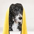 thumbnail image 3 of OULII 1Ensemble Serviettes de Bain pour Chiens, Jaune Microfibre 55x27 Po, 3 of 8