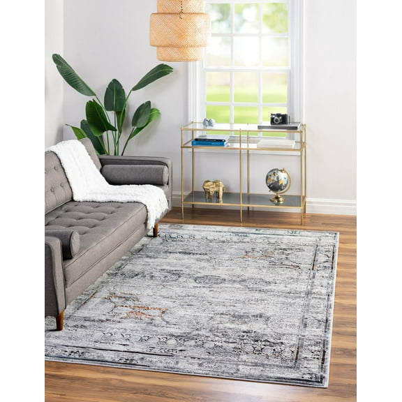 Rugs.com Finsbury Collection Rug – 7' 10 x 10' Multi Medium Rug Perfect For Living Rooms, Large Dining Rooms, Open Floorplans