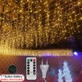 thumbnail image 3 of Guirnalda de luces LED con forma de carámbano para Navidad, guirnalda de luces de hadas, cascada para exteriores, resistente al agua, para decoración del hogar, fiestas, jardín y habitación, 3 of 5
