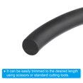 thumbnail image 4 of Uxcell 23/64 Inch x 32.8 Feet Backer Rod, Rubber Rope Caulk Crack Gaps Joint Filler Roll Seal Weather Strip, Black, 4 of 6