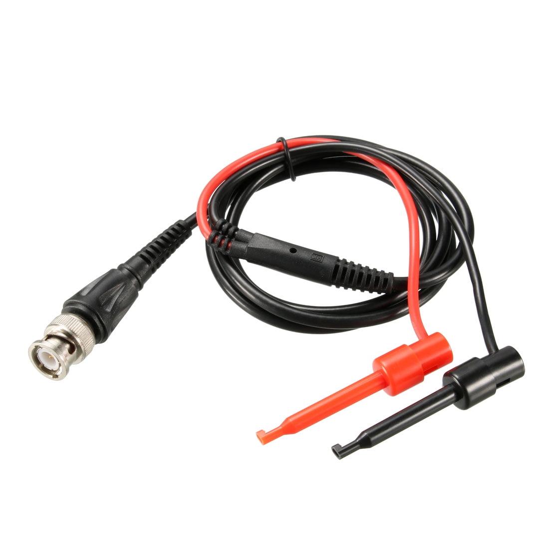 Coaxial Cable BNC Male to Test Hook 2.5A Oscilloscope Probe Test 100cm
