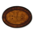 thumbnail image 3 of Home Square Two Drawers Oval Side Table in Cherry Finish - Set of 2, 3 of 3