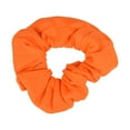 thumbnail image 3 of ‎ Motique Accessories Set of 2 Solid Hair Scrunchies for Adult Women (Orange), 3 of 4
