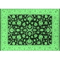 thumbnail image 1 of Ahgly Company Indoor Rectangle Oriental Emerald Green Traditional Area Rugs, 2' x 5', 1 of 4