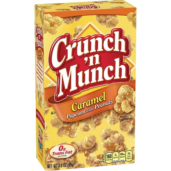 Crunch N Munch, Popcorn Peanuts Caramel, Count 1 - Popcorn / Grab Varieties & Flavors