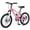 Pink, variant on Track Seven Kids Mountain Bike, 20 Inch Children Bicycle for Boys Girls Ages 7-10 Years, Kids Bike with Adjustable Seat, Single-Speed Youth Bicycle with Dual Disc Brakes and Front Suspension, Pink