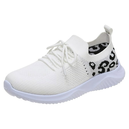 

Vedolay Business Casual Shoes For Women Large Size Women S Casual Sports Round Head Lace Up Flat Bottom Women s Casual Shoes(White 9)