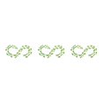 thumbnail image 3 of Plantas artificiales colgantes Toystoory 12 piezas de hiedra verde, 3 of 6