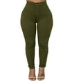 thumbnail image 1 of Womens Slim Fit High Waist Stretch Long Pants Pencil Trousers, 1 of 4