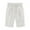 White, variant on IROINNID Women's Summer Large Size Cotton Linen Elastic Bermuda Shorts