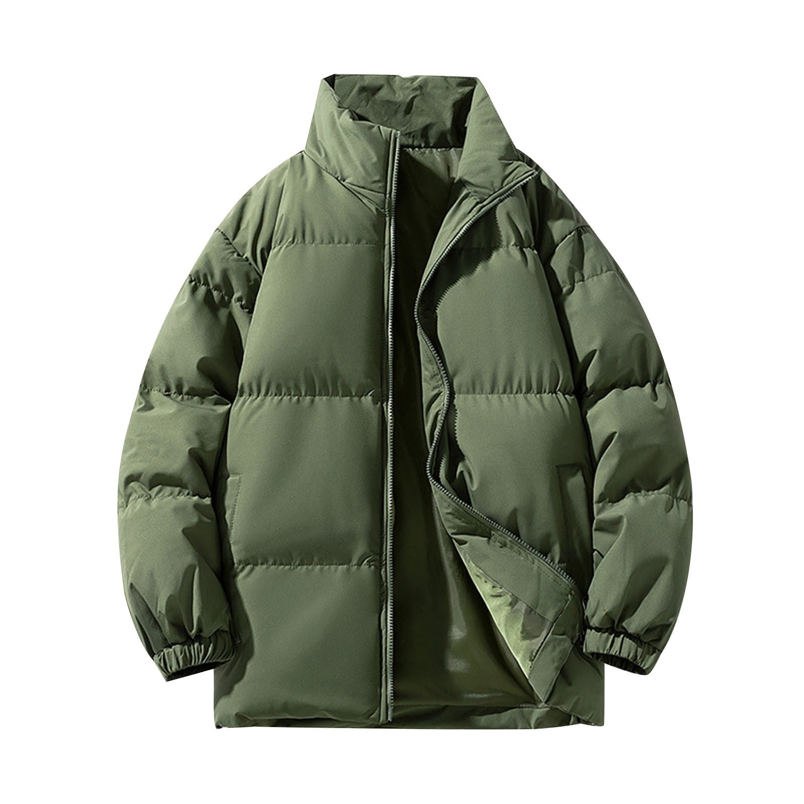 Men's Lightweight Packable Puffer Jacket Winter Coat Winter Solid