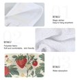 thumbnail image 2 of Yayeee Kitchen Hanging Hand Towels Set of 2 with Loop Bathroom Absorbent Tie Towel, Small Strawberry Pattern, 2 of 7
