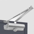 thumbnail image 1 of Hydraulic Door Closer with Adjustable Hold Open Device, Commercial Residential 45-65kg Capacity Aluminum Alloy Silent Closing, 1 of 3