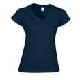 thumbnail image 1 of Gildan Womens Soft Style V Neck T-Shirt, 1 of 3