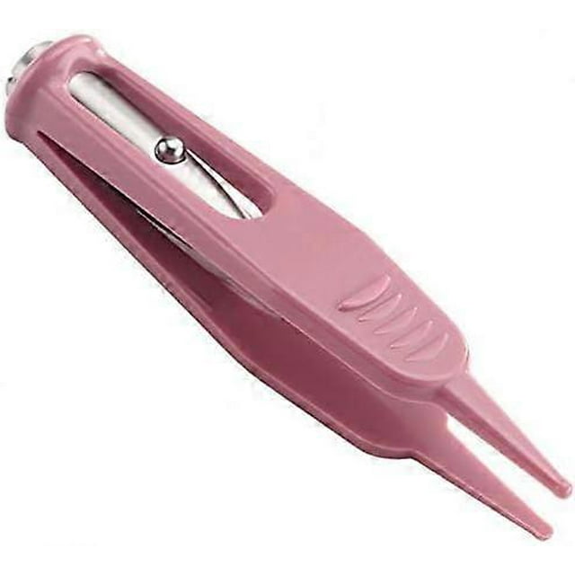 Infant Nose Cleaning Tweezer with LED Light Round-Head Safe and Effective Clip Care Ear Nose Navel Clean Tool Nipper Plier Pincet Forceps