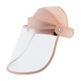 thumbnail image 1 of koolsoo Protection de Visage Multifonctionnelle Pratique Respirante Réutilisable Visière Transparente Femmes Rose, 1 of 9