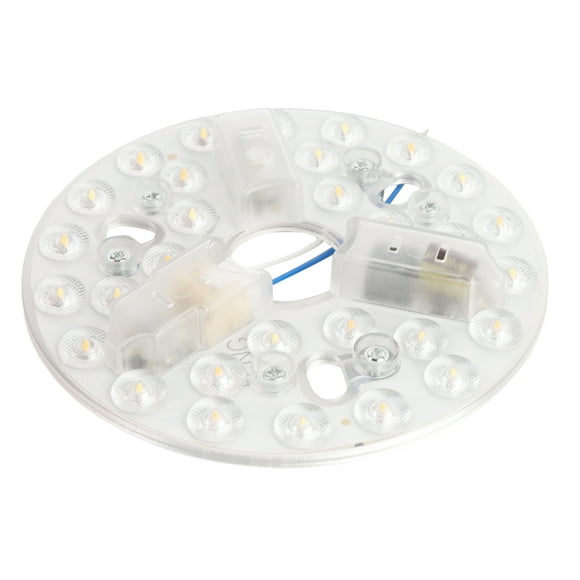 Kit De Adaptación De Luz De Ventilador De Techo LED, Panel De Reemplazo De Luz De Ventilador De Techo LED Regulable De 3 Colores Función De Memoria De 15 W Para Luces De Techo