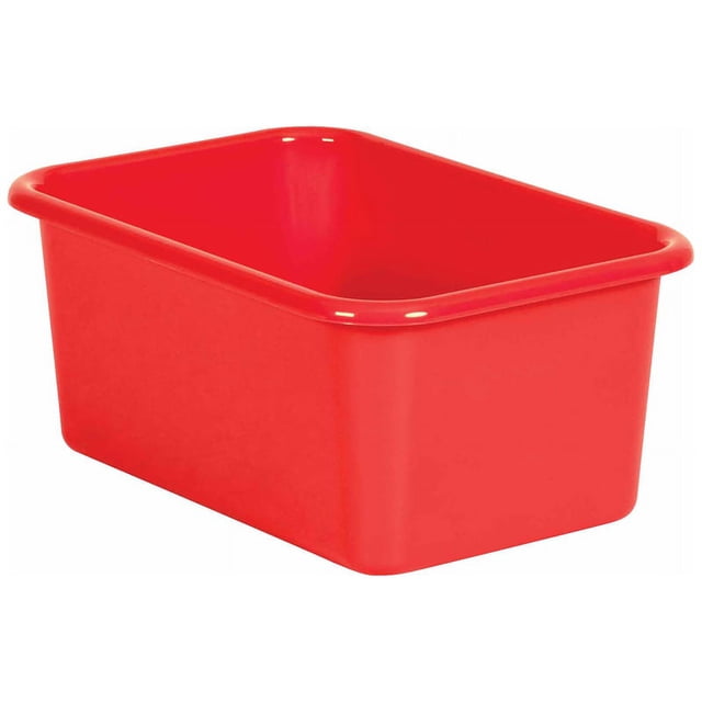 TEACHER CREATED RESOURCES (6 Unités) Petit Rangement en Plastique Rouge