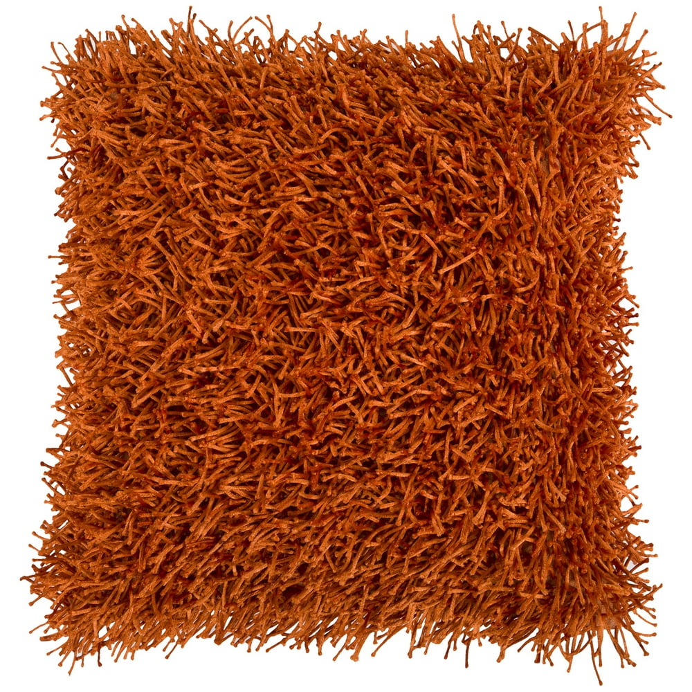 Surya Surya Pillows Shag Area Rug FA059 Burnt Orange Shimmer Shag
