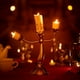 thumbnail image 1 of Notebook La Bella y La Bestia Candelabro Candelabro Luz LED para Mesa de Boda Fiesta de Navidad Decoración del Hogar, Dorado, 1 of 5