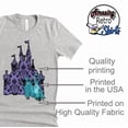 thumbnail image 5 of Haunted Mansion Hitchhiking Ghosts Shirt Adult Unisex T-Shirt Haunted House (Gray, Small), 5 of 6