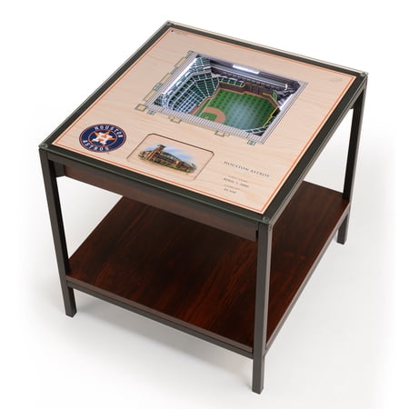 Houston Astros 25-Layer StadiumViews Lighted End Table
