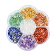 thumbnail image 4 of Piedras preciosas de 7 colores Gloria piezas de cristal irregulares sin perforar para fabricación de Joyas, 4 of 9