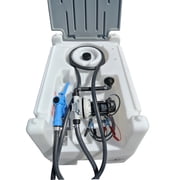 AM-TANK 58-Gallon DEF Tank with 12V Pump, Nozzle, and Covering Lid