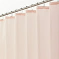 thumbnail image 6 of Decorative Get Clean Print - Easy Care Fabric Shower Curtain with Reinforced Buttonholes, for Bathroom Showers, Stalls and Bathtubs, Machine Washable - 72" x 72" - White/Light Pink/Blush, 6 of 6