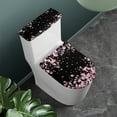 thumbnail image 2 of ZIATUBLE Cherry Blossom Toilet Lid Seat Cover Full Coverage Design Toilet Lid Cover Set 2 Piece Easy to Clean Toilet Seat and Tank Lid Covers Soft for Bathroom Set Home Decoration, 2 of 7