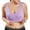 Purple, variant on Bigersell No Wire Bras for Women V-Neck Wire-Free Bra Support Women Yoga Bras T-Shirt Bra Style R-211 Basic Bra Strap Nylon Back-Smoothing Bra Feature Everyday Bras Underwear Gray S